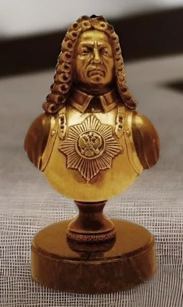 Бюст «Ягужинский П.И.» из бронзы — оригинальный подарок