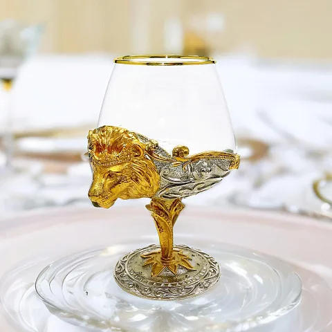 Бокал для коньяка "Лев" — красивый подарок