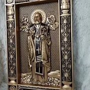 Икона николай Чудотворец — красивый подарок — фотография 5
