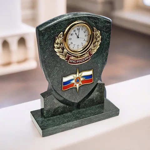 Часы «Щит МЧС России» — оригинальный подарок
