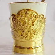 Кофейная чашка "Герб РФ". Златоуст — оригинальный подарок — фотография 3