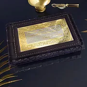 Подарочная кожаная визитница «Стив Джобс» — фотография 1