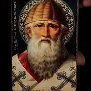 Икона "Спиридон Тримифунтский" Ручная работа в подарок — фотография 1