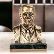 В подарок: Бюст «В.И. Ленин» из бронзы — фотография 1