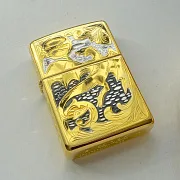 Зажигалка Zippo с гравировкой "Дракон" — красивый подарок — фотография 2