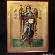 На память: Икона "Архангел Гавриил" 21*17 см — фотография 4