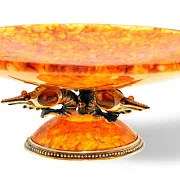 Подарочное блюдо из янтаря — фотография 2