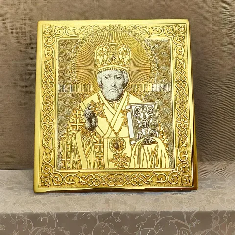 Икона Николая Чудотворца карманная. Златоуст — необычный подарок