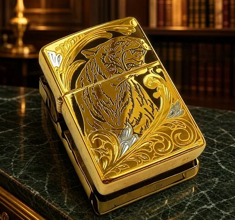 Зажигалка Zippo "Тигр" № 4 — красивый подарок