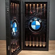 На память: Нарды под стеклом «BMW X5» — фотография 3