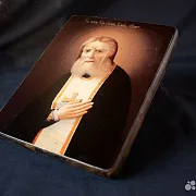 Подарочная икона "Святой Преподобный Серафим Саровский" — фотография 3