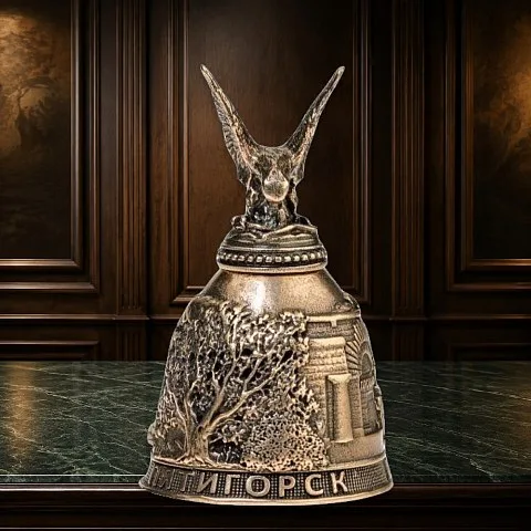 На память: Бронзовый колокольчик «Пятигорск. Озеро Провал»