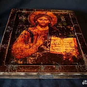 Икона Спас Вседержитель — оригинальный подарок — фотография 11