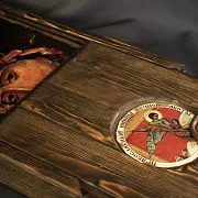 Коробка деревянная для икон — оригинальный подарок — фотография 1