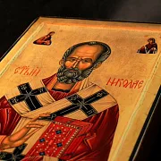 Икона с ковчегом " Святитель Николай" — красивый подарок — фотография 10