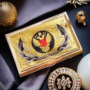 На память: Визитница с логотипом «ФМБА» — фотография 1