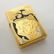 Зажигалка Zippo оригинал "Охота на медведя" — необычный подарок — фотография 2