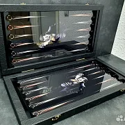 Нарды под стеклом «Джокер» — красивый подарок — фотография 6