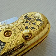 Складной нож «Тигр» из Златоуста — красивый подарок — фотография 3