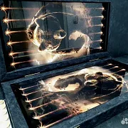 Нарды под стеклом «Медведь» — необычный подарок — фотография 7