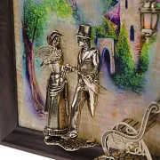 Картина «Вечерняя прогулка. Кисловодск. Замок» на ониксе с подсветкой — красивый подарок — фотография 4