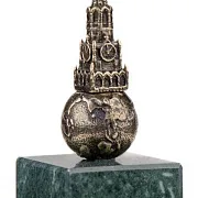 Подарочная композиция «Московский Кремль» на змеевике — фотография 2