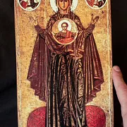 Икона "Богоматерь Панагия Ярославская " — красивый подарок — фотография 1