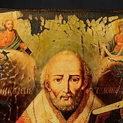 Икона "Св. Николай Мирликийский" — красивый подарок — фотография 2