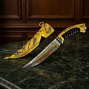 На память: Нож «Султан» из дамаска — фотография 1