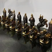 На память: Каменные шахматы из змеевика и долерита — фотография 4