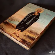 На память: Икона деревянная "Св. Мария Египетская" — фотография 7