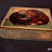 Две дорожных иконки. Серафим и Спиридон — красивый подарок — фотография 5